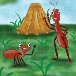 Myretueskoven lillemyre og frækkemyre på eventyr den store dag christian cortez