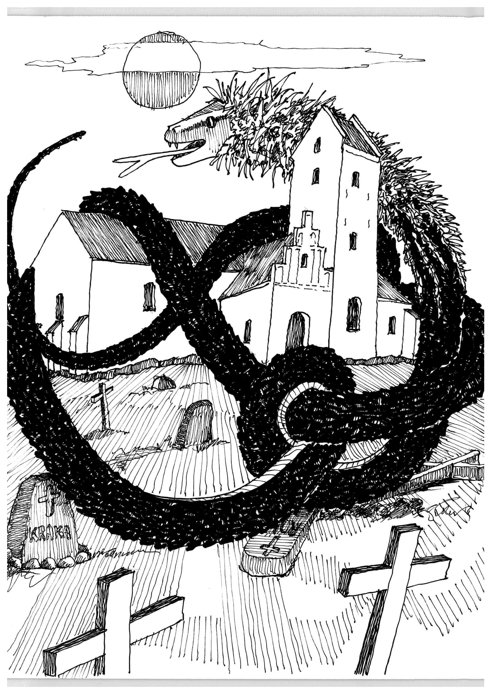 kong humble og lindormen small En rosengren i havet fortællinger fra langeland torben wahlstrøm storytelling lindorm