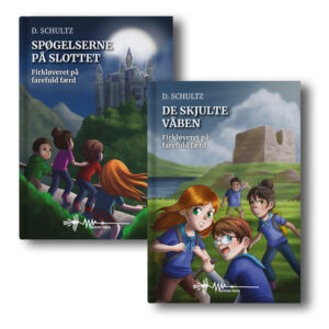 firkløveret på farefuld færd dorte schultz wadskjær forlag