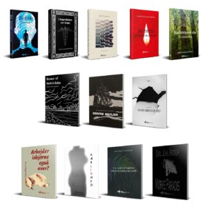 Digtsamlinger: 12 stemmer i dansk lyrik rester af fortvivlelse i begyndelsen var ordet regnbuer kan lyset stadig godt skolde snart brister al ensom sejler 30 digte efter et selvmord mørke paradis reflekterende arbejder isbjørne også over? jeg hvem dag ud og dag ind