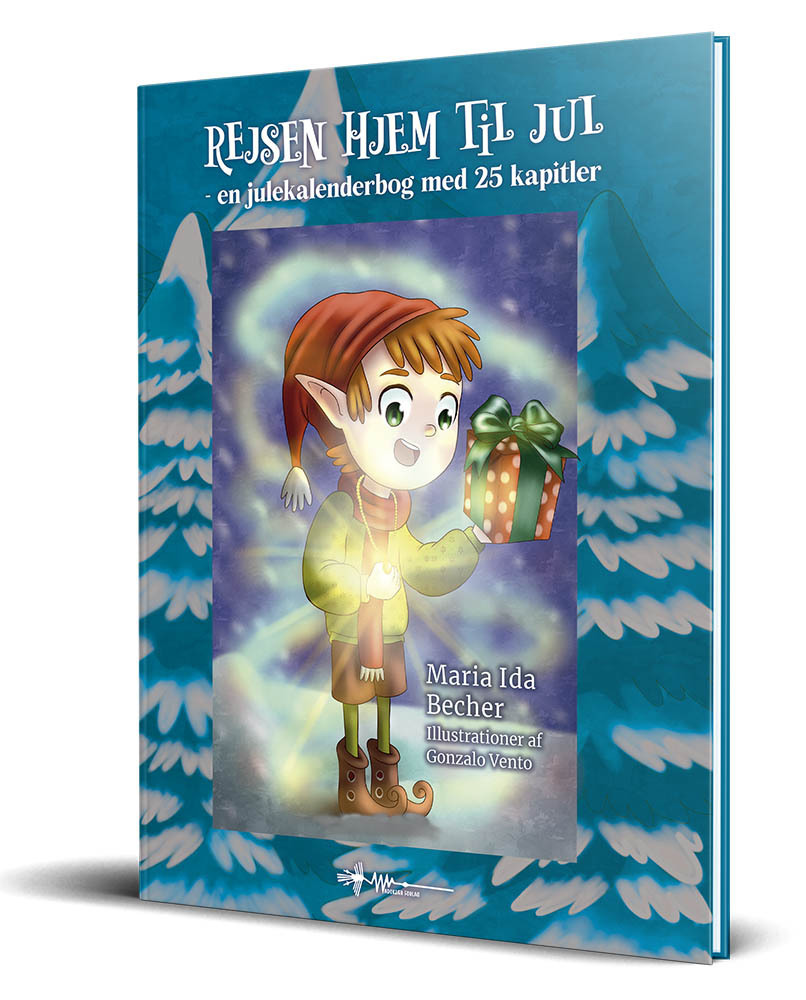 9788794162920 rejsen hjem til jul - en julekalenderbog med 25 kapitler maria becher jørgensen wadskjær forlag